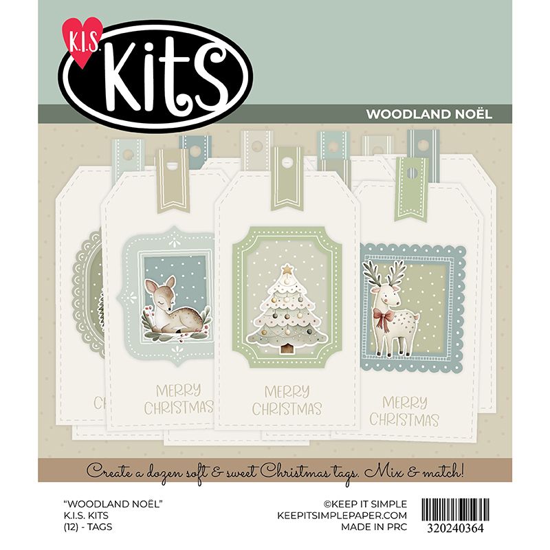 KIS Kits - Woodland Noël Christmas Tags Kit