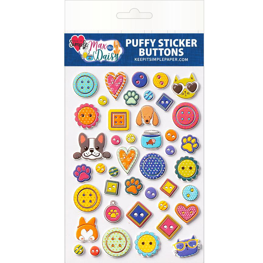 Max & Daisy Puffy Buttons