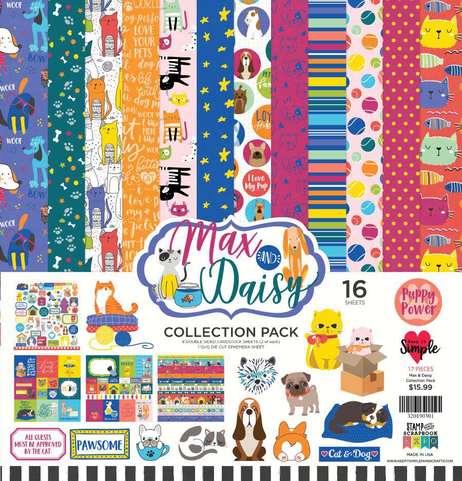 Max & Daisy Collection - 12x12 Paper Pack