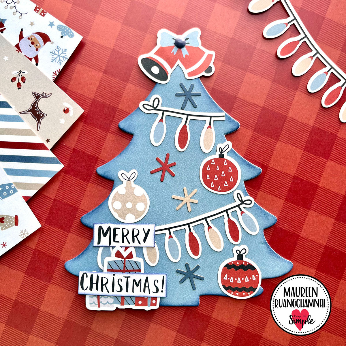 Scandinavian Christmas - 6x9 Cardstock