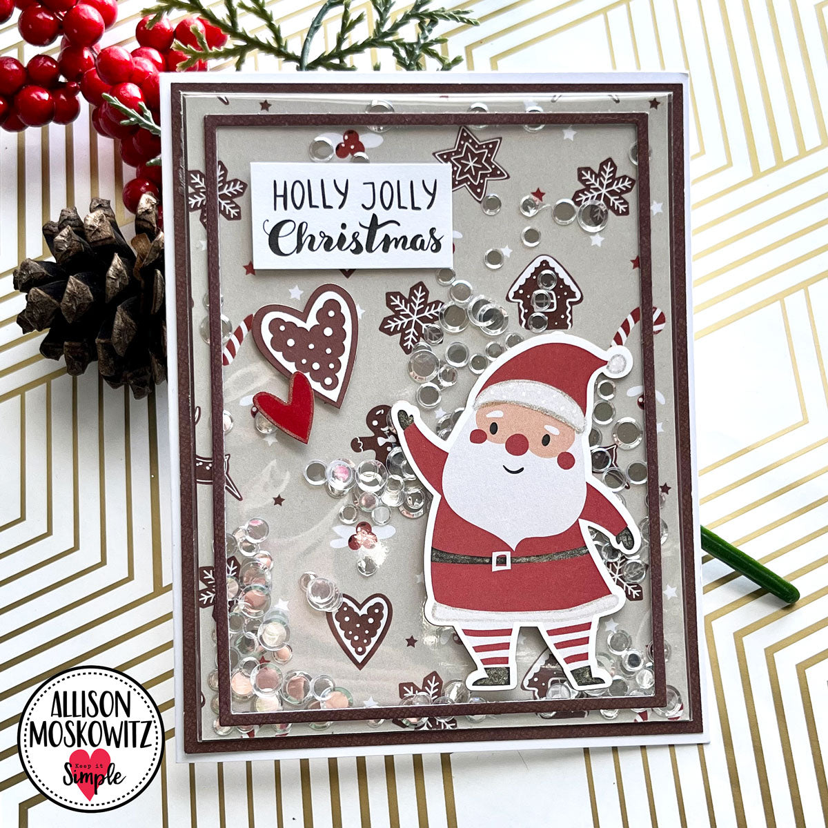 Scandinavian Christmas - Santa & Friends - Outline Dies