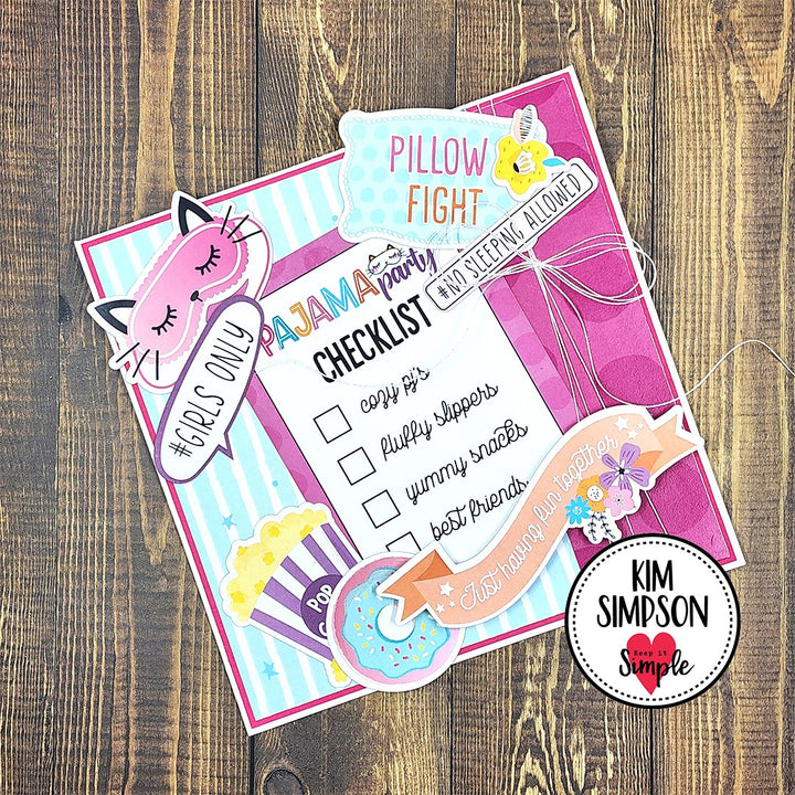 Pajama Party - Die Cut Pieces