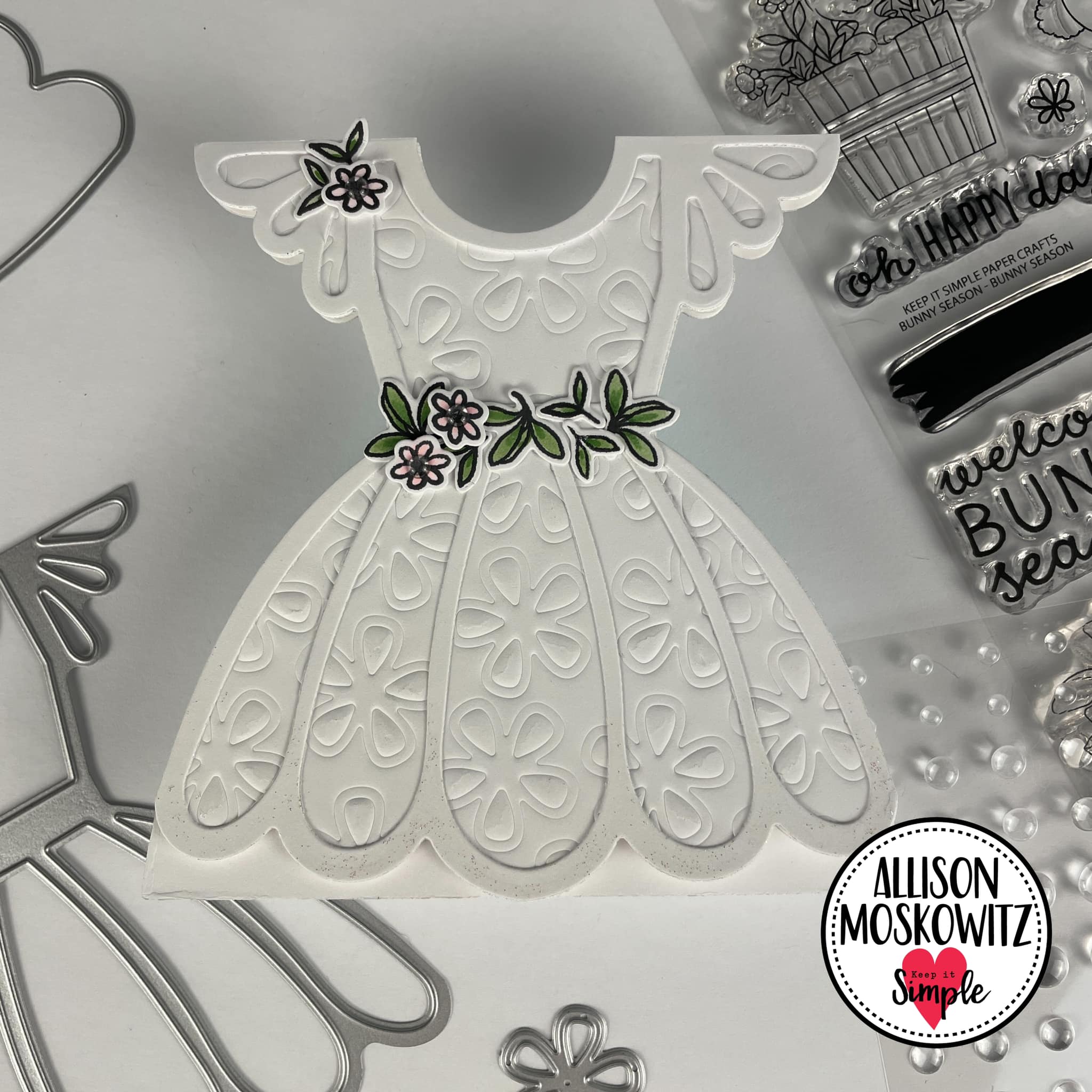 die cut dress form DIE-VERSIONS Whispers: Vintage Dress Form
