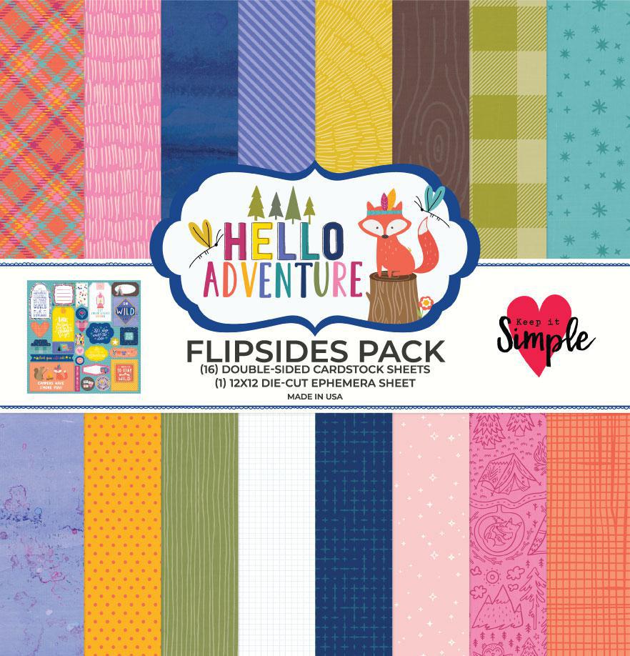 Hello Adventure Flip Sides - 12x12 Paper Pack