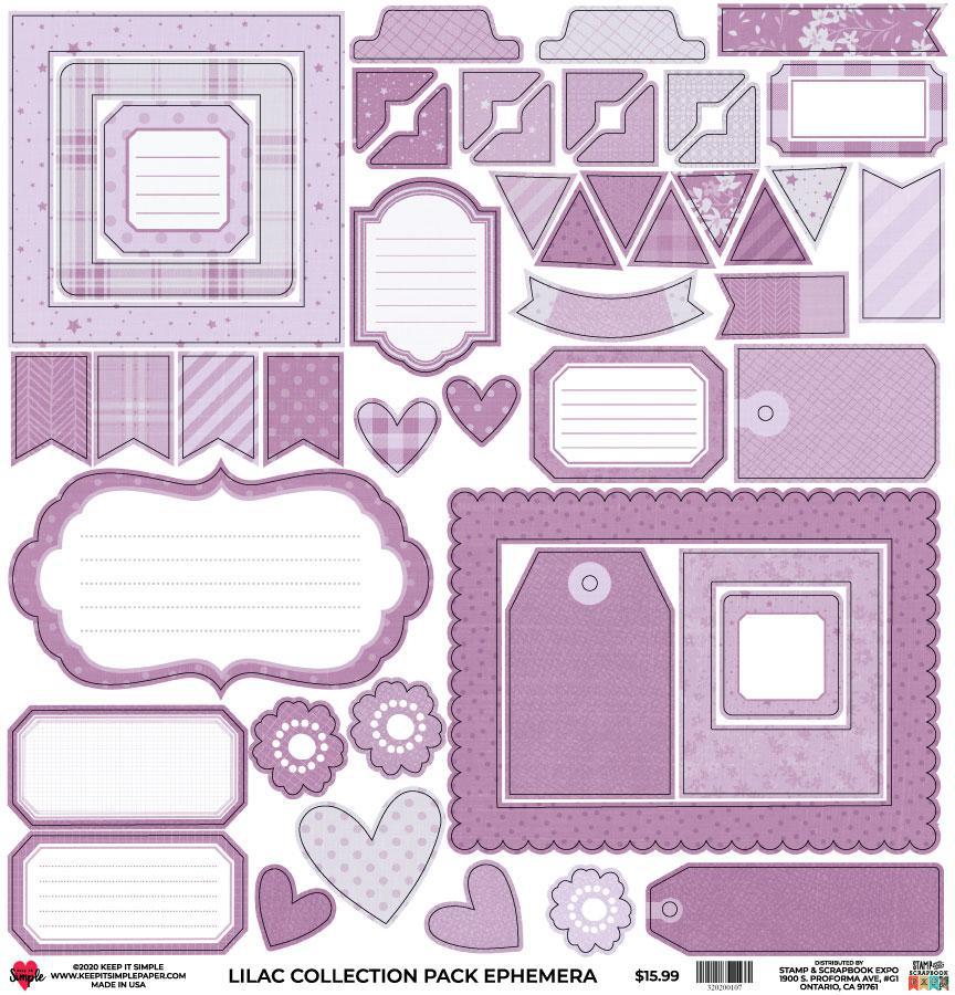 Back To Basics - 12x12 Paper - Lilac