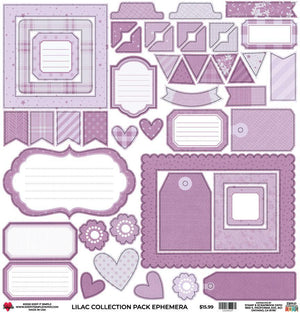 Back To Basics Lilac Collection - 12x12 Paper Pack