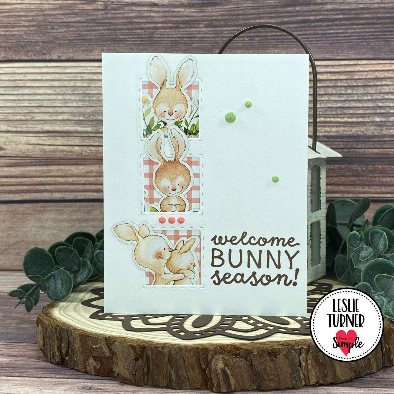 Bunny Season - Enamel Dots