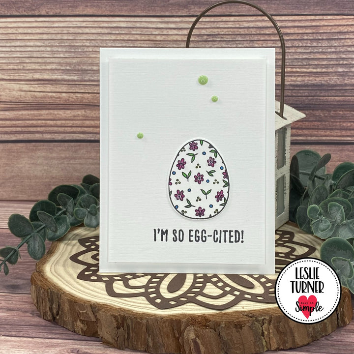 Bunny Season - Collection Stamp - 4x6 Easter Egg