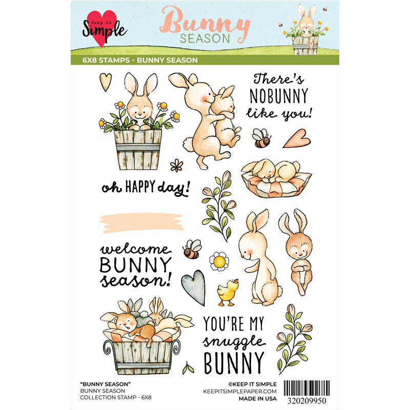 Bunny Season - Collection Stamp - 6x8 Bunny Season