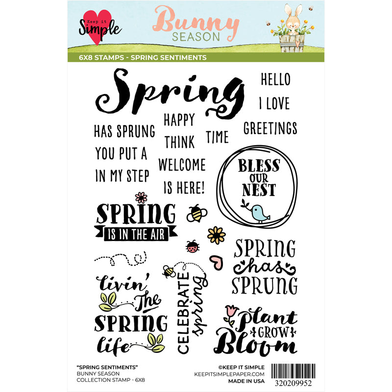 Spring Season Sentiment Bunny Season - Keep It Simple Paper Crafts