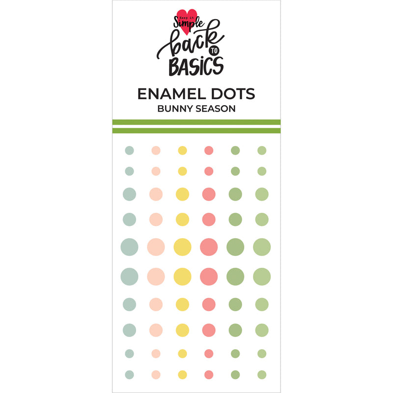 Bunny Season - Enamel Dots