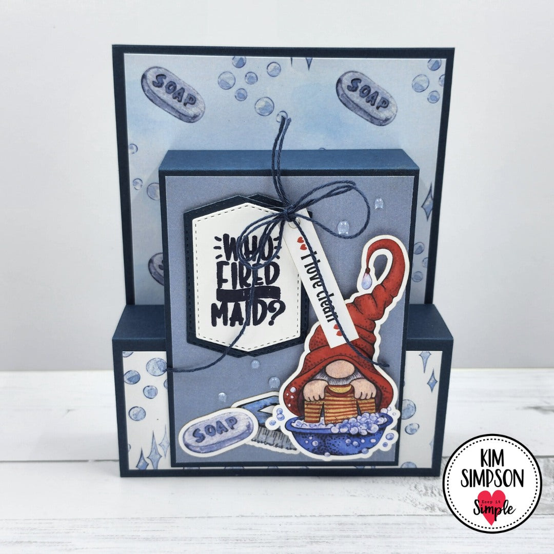 Chore Gnomes - Collection Stamp - Work Hard 6x8