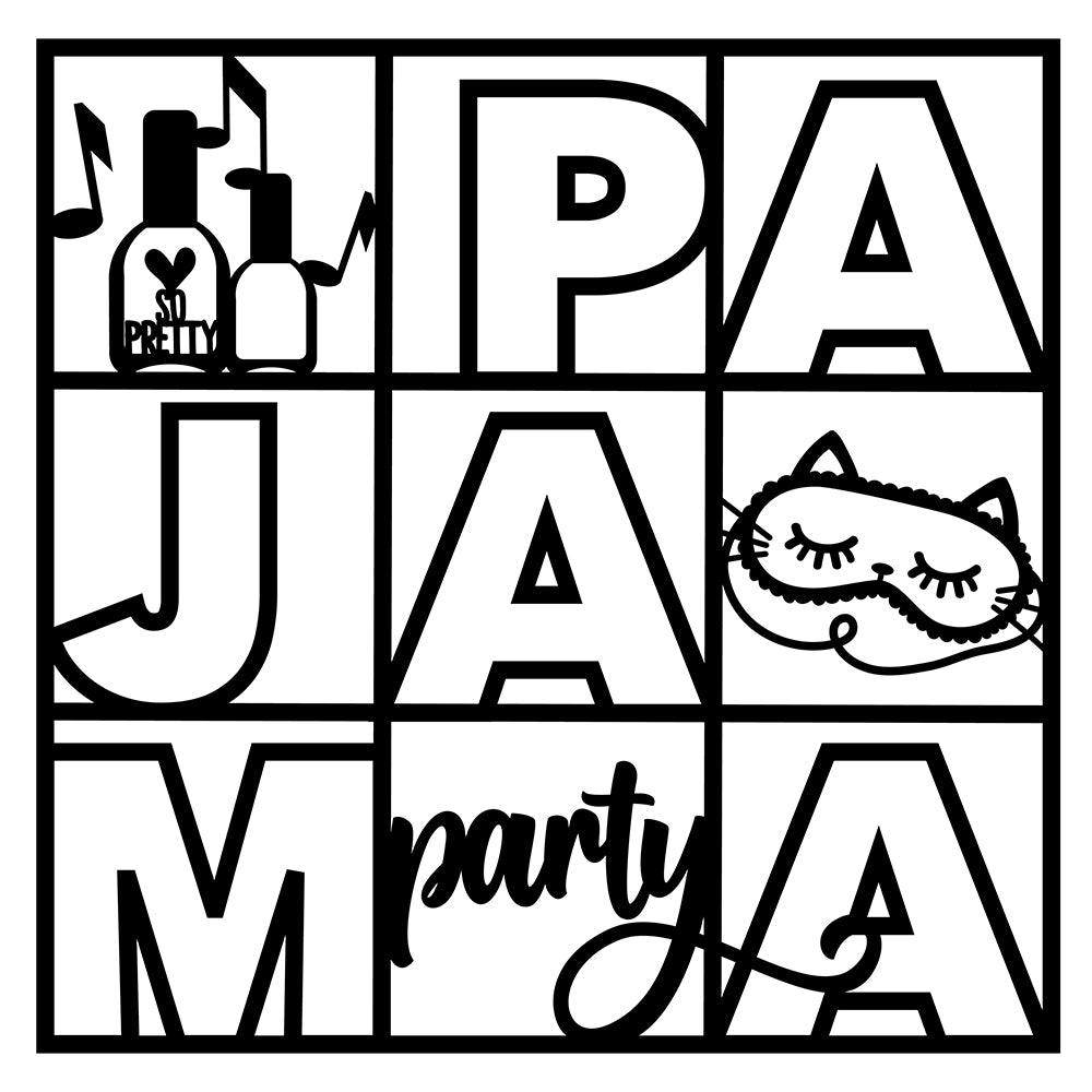 Pajama Party - Collection Stamp - 6x8 - Keep It Simple Paper Crafts