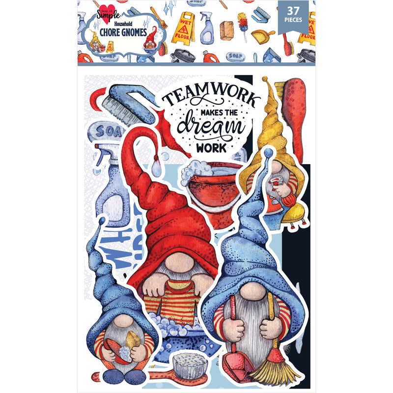 Chore Gnome - Die Cut Pieces
