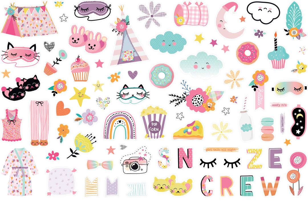Pajama Party - Die Cut Pieces