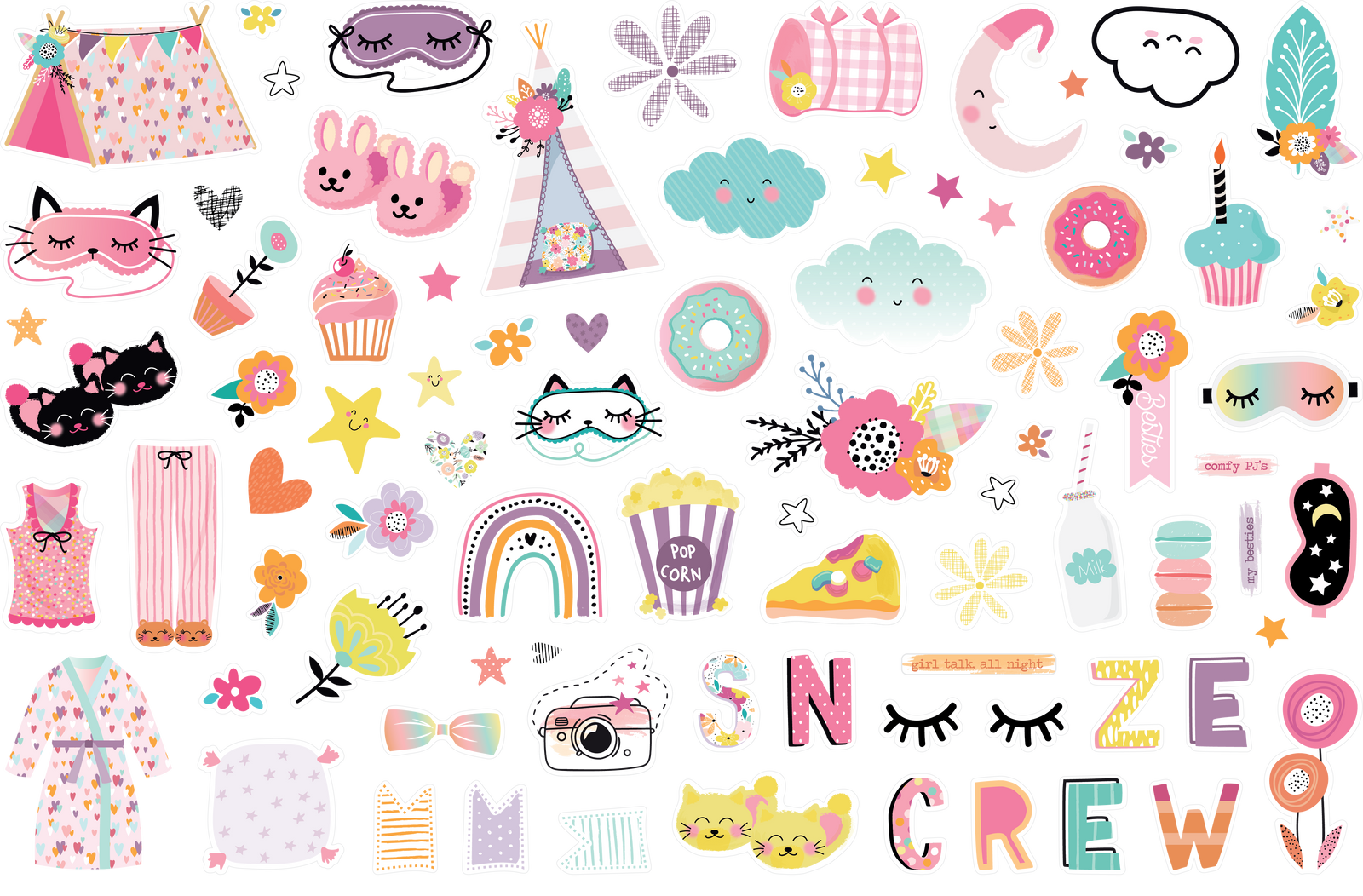 Pajama Party - Die Cut Pieces