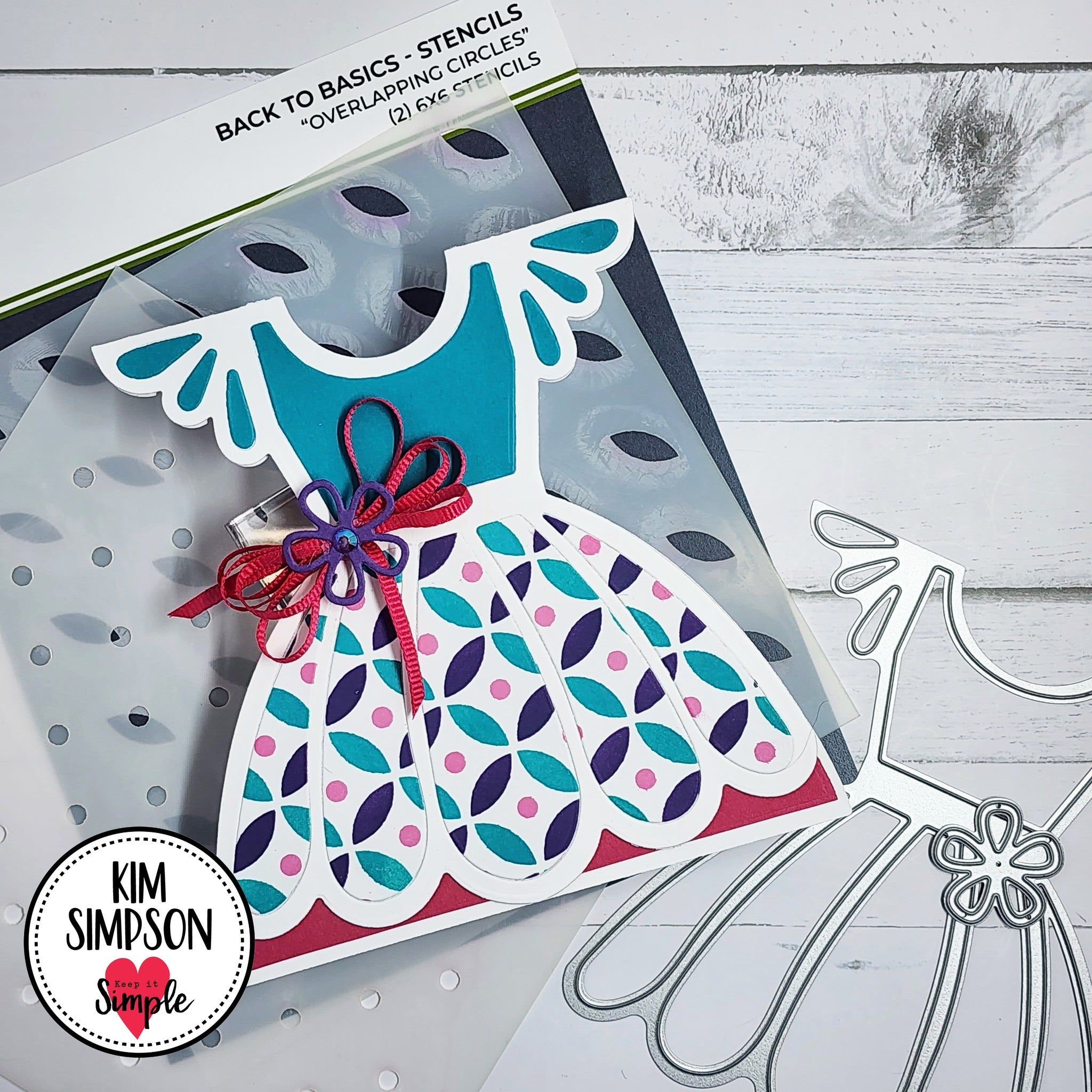 KIS Cuts - Metal Die - Party Dress - Keep It Simple Paper Crafts KIS Cuts - Metal Die - Party Dress - Keep It Simple Paper Crafts