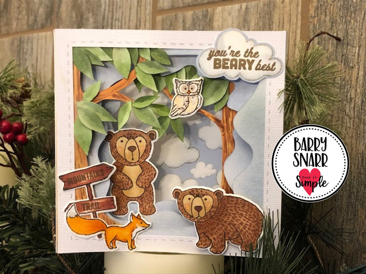 Lumberjack - Collection Stamp - 6x8 Camping