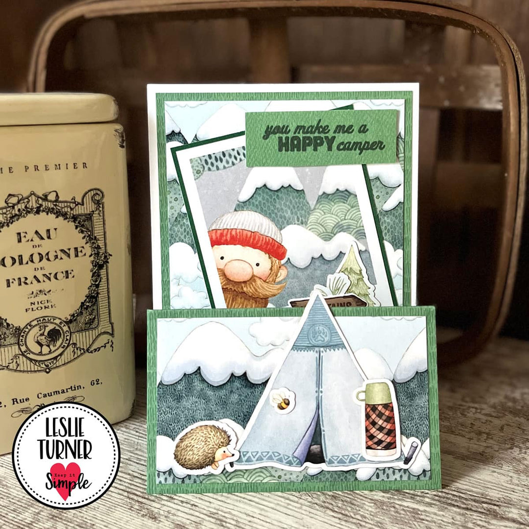 Lumberjack - Collection Stamp - 6x8 Camping