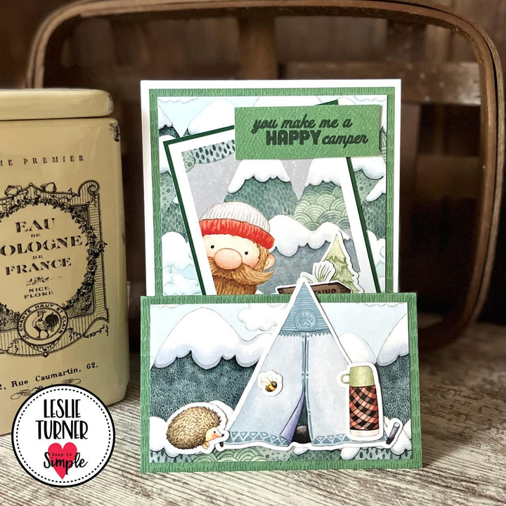Lumberjack - Collection Stamp - 6x8 Camping