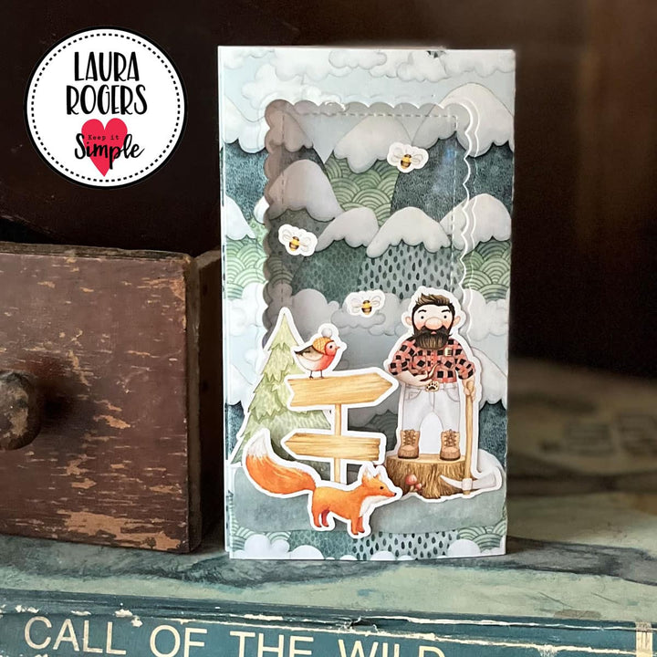 Lumberjack - Collection Stamp - 6x8 Camping