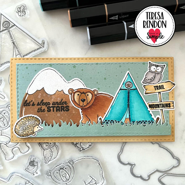 Lumberjack - Collection Stamp - 6x8 Camping
