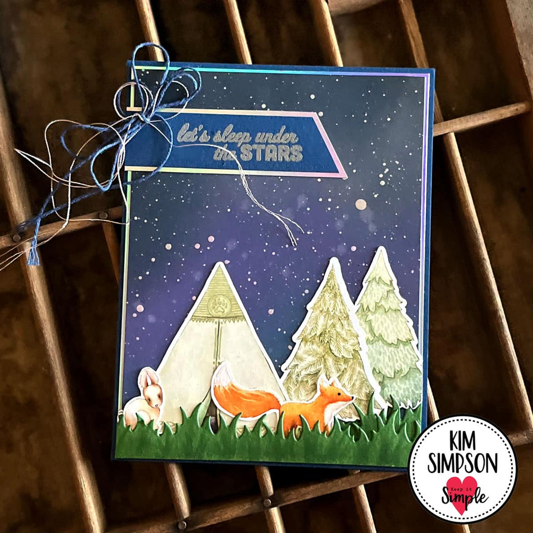 Lumberjack - Collection Stamp - 6x8 Camping