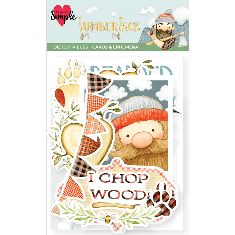 Lumberjack - Die Cut Pieces - Cards & Ephemera