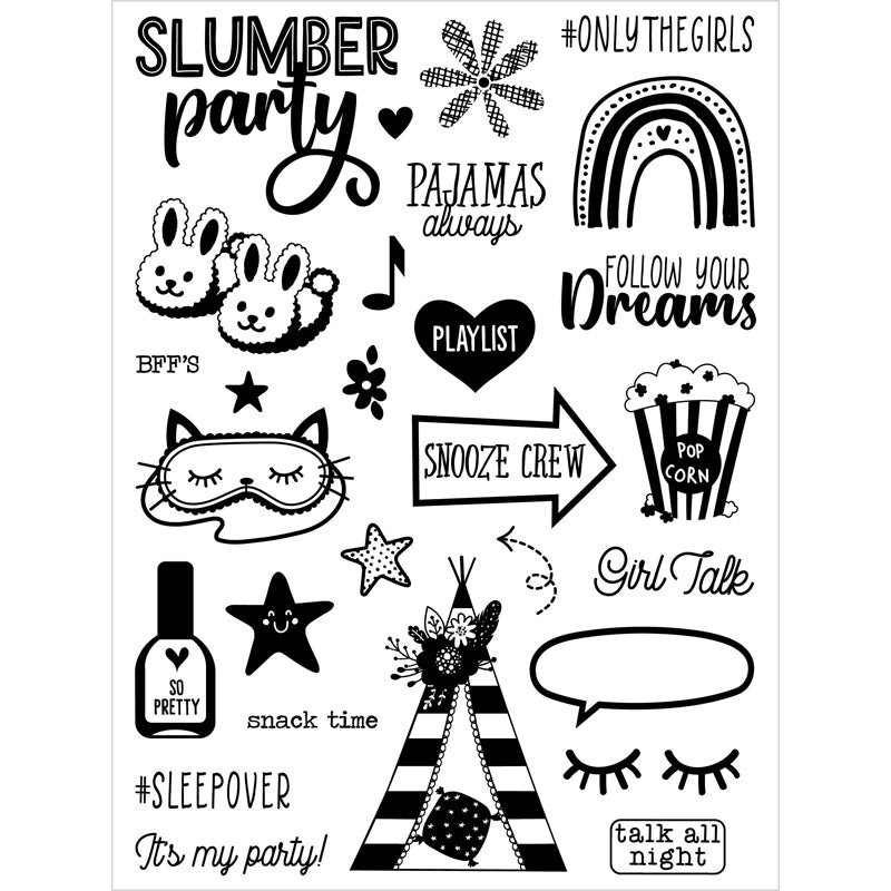 Pajama Party - Collection Stamp - 6x8
