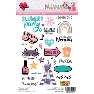 Pajama Party - Collection Stamp - 6x8
