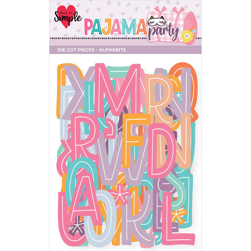 Pajama Party - Die Cut Pieces - Alphabits