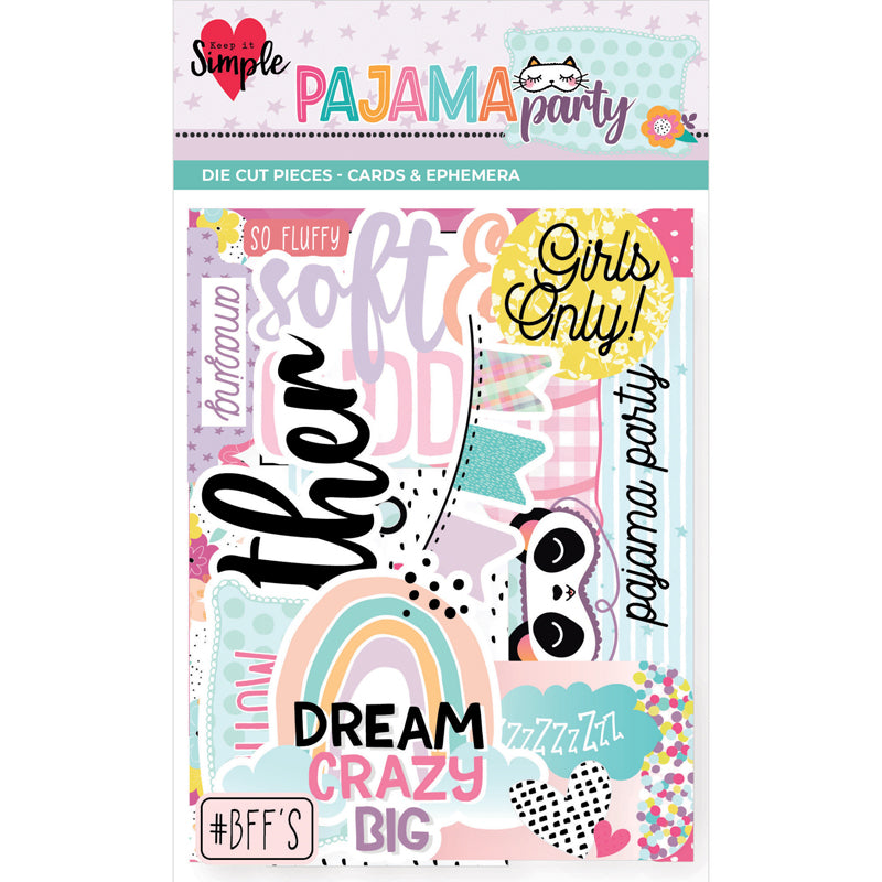 Pajama Party - Die Cut Pieces - Cards &amp; Ephemera
