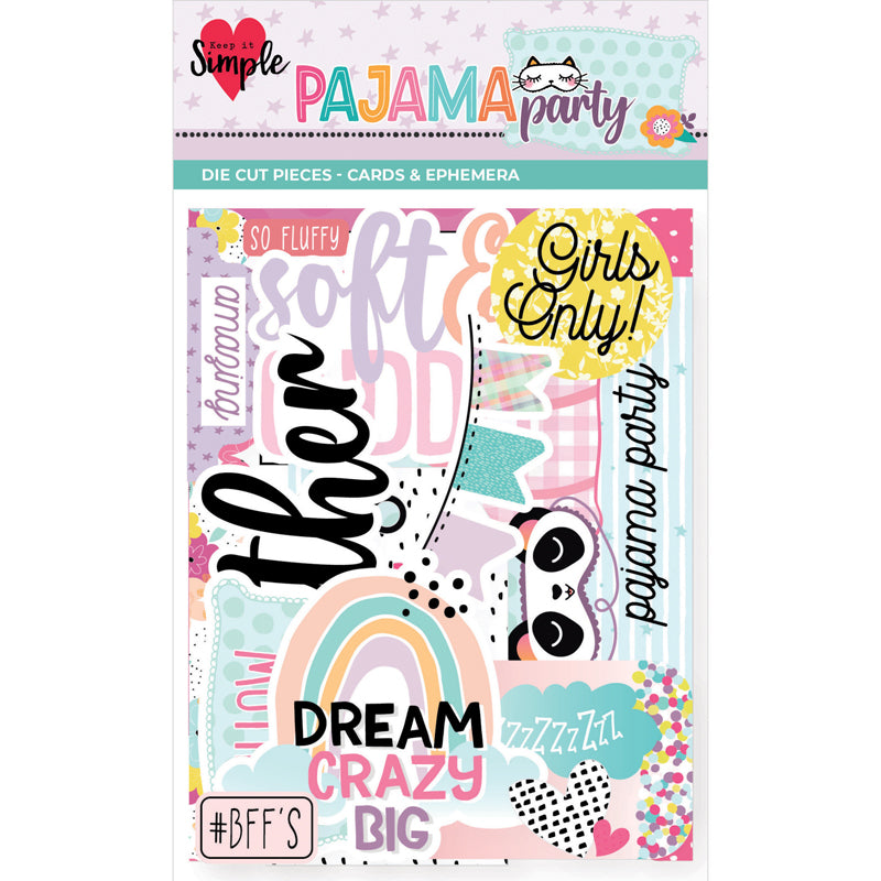 Pajama Party - Die Cut Pieces - Cards & Ephemera