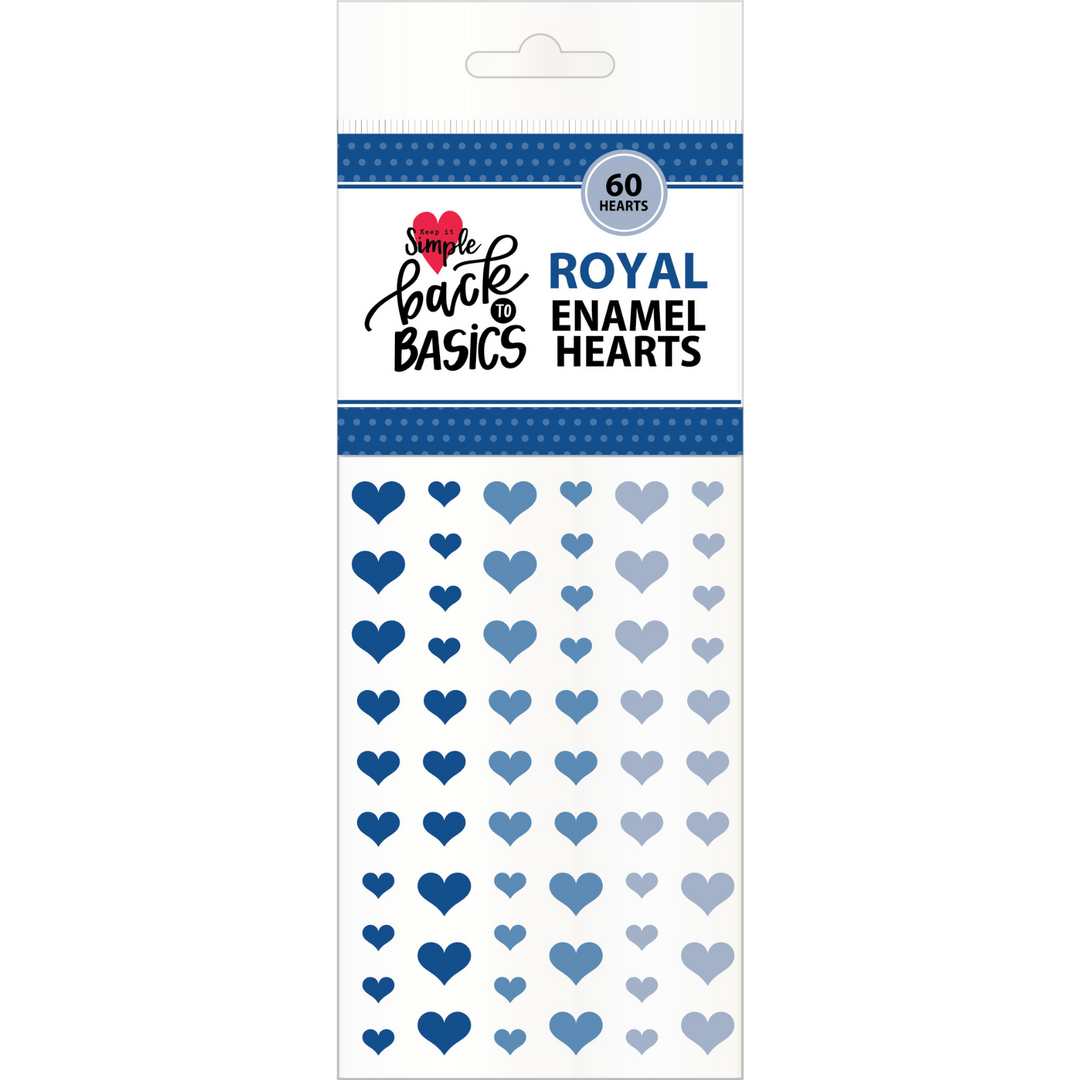 Back To Basics Royal Enamel Hearts