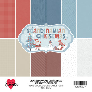 Scandinavian Christmas - 12x12 Cardstock