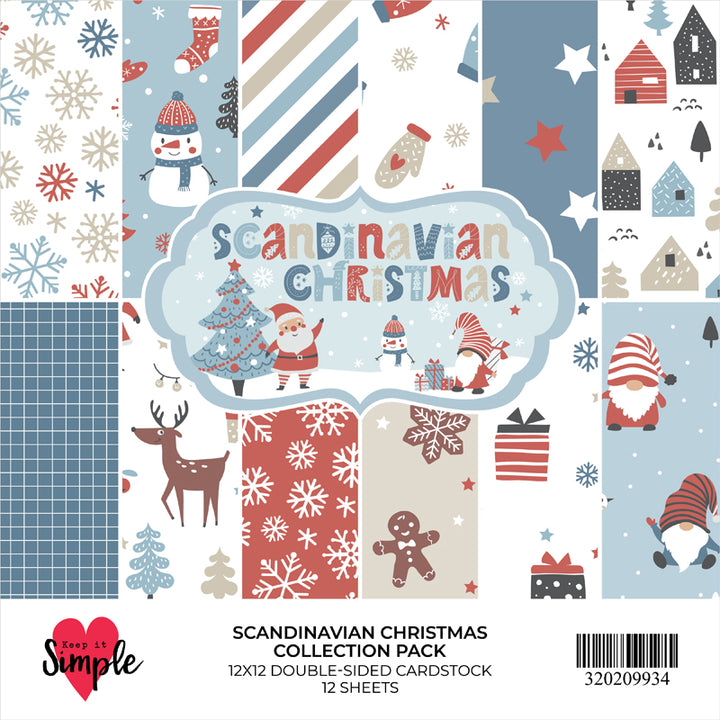 Scandinavian Christmas - 12x12 Paper Pack