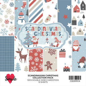 Nordic Christmas Vol. 15  12x12 Scrapbook Paper Set of 20