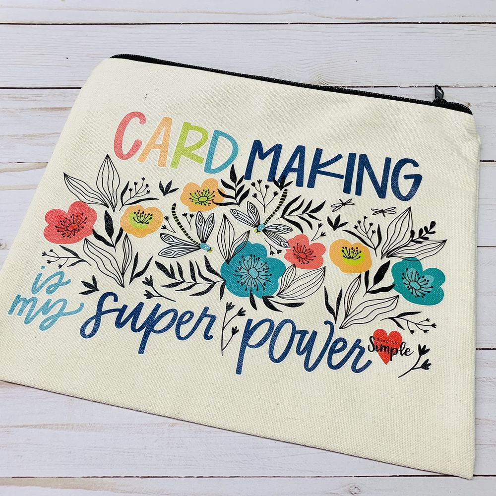 Collector Canvas Bag - Cardmaking is my Super Power