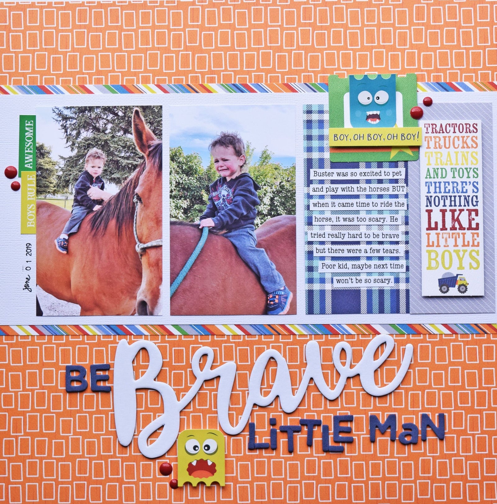 Boys Boys Boys Collection - 12x12 Paper Pack