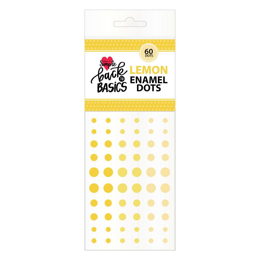 Back To Basics Lemon Enamel Dots